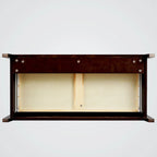 Commode 6 tiroirs en bois massif laqué