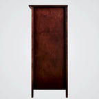 Commode 6 tiroirs en bois massif laqué