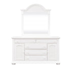 Commode Summer House I blanc huître 2 portes 5 tiroirs
