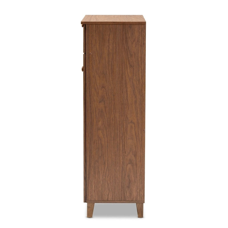 Meuble à chaussures contemporain à 5 étagères et 1 tiroir en bois