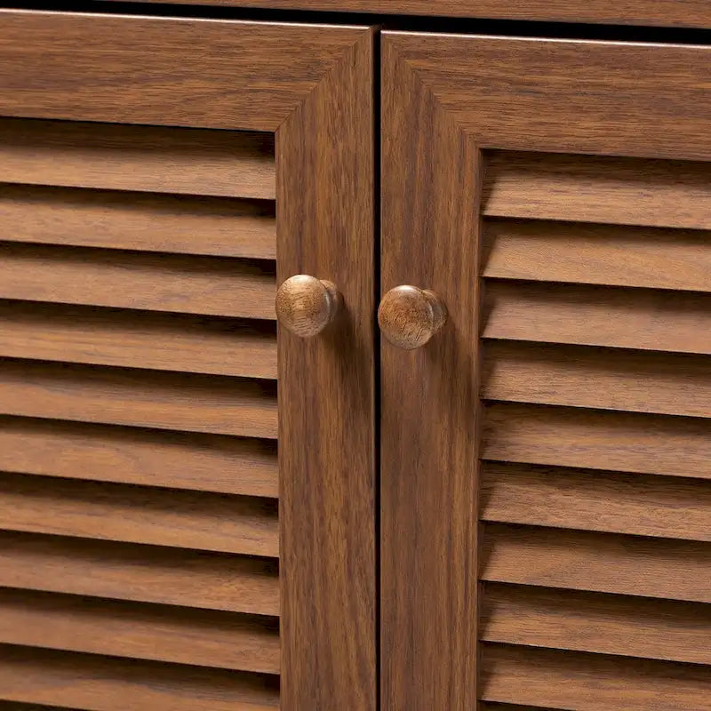 Meuble à chaussures contemporain à 5 étagères et 1 tiroir en bois