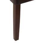 Chaises de salle à manger Parsons Homepop – Similicuir marron – lot de 2