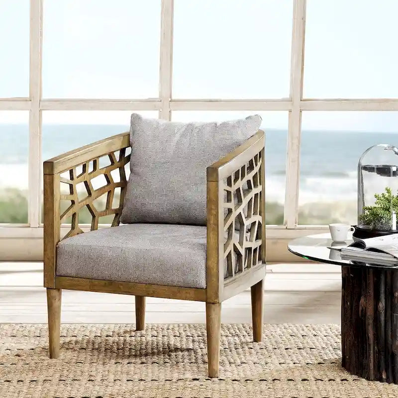 Chaise d'appoint Crackle INK+IVY