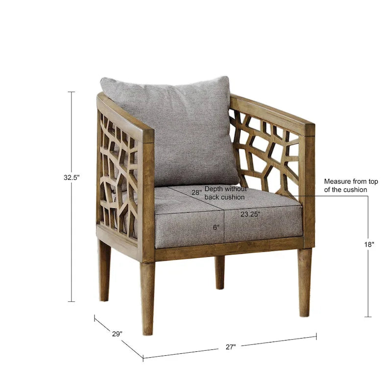 Chaise d'appoint Crackle INK+IVY