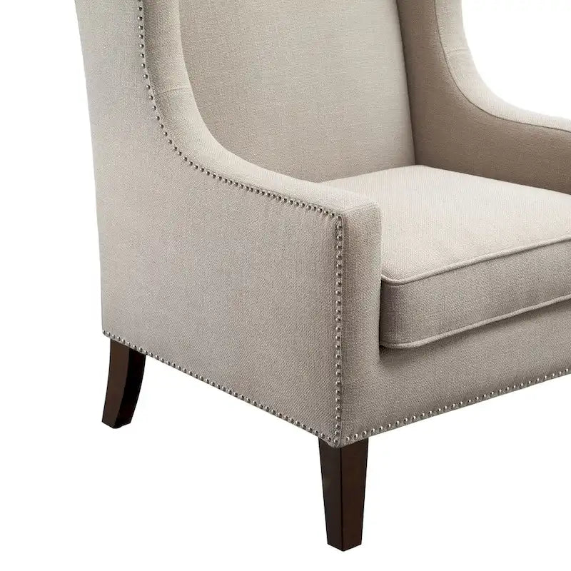 Madison Park Weston Linen Wing Chair