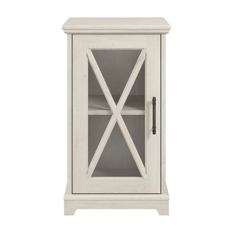 Table d'appoint de petite ferme Lennox avec rangement par Bush Furniture