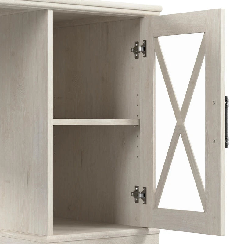 Table d'appoint de petite ferme Lennox avec rangement par Bush Furniture