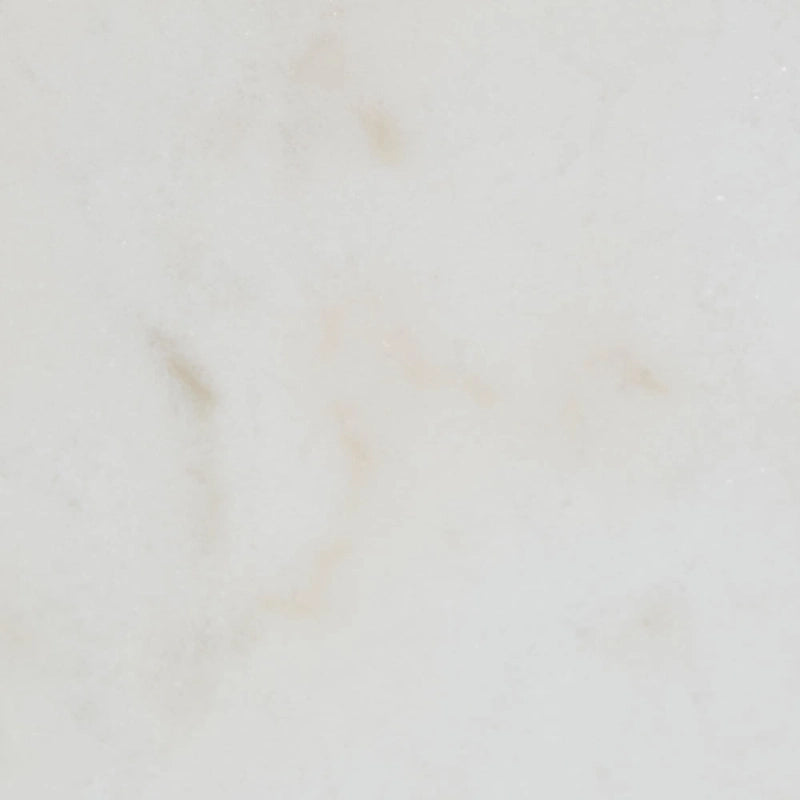 Table d'appoint ovale en métal finition or de Madison Park Signature Bordeaux avec plateau en marbre blanc