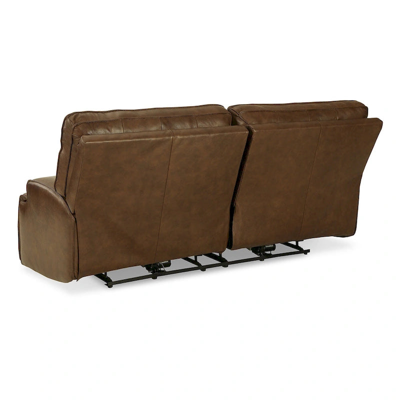 Signature Design by Ashley Francesca Auburn 2 Seat Power Reclining Sofa with Adjustable Headrest - 84W x 41D x 42H