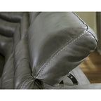 Center Line Dark Gray 7-Piece Power Reclining Sectional - 138.25W x 138.25D x 35H