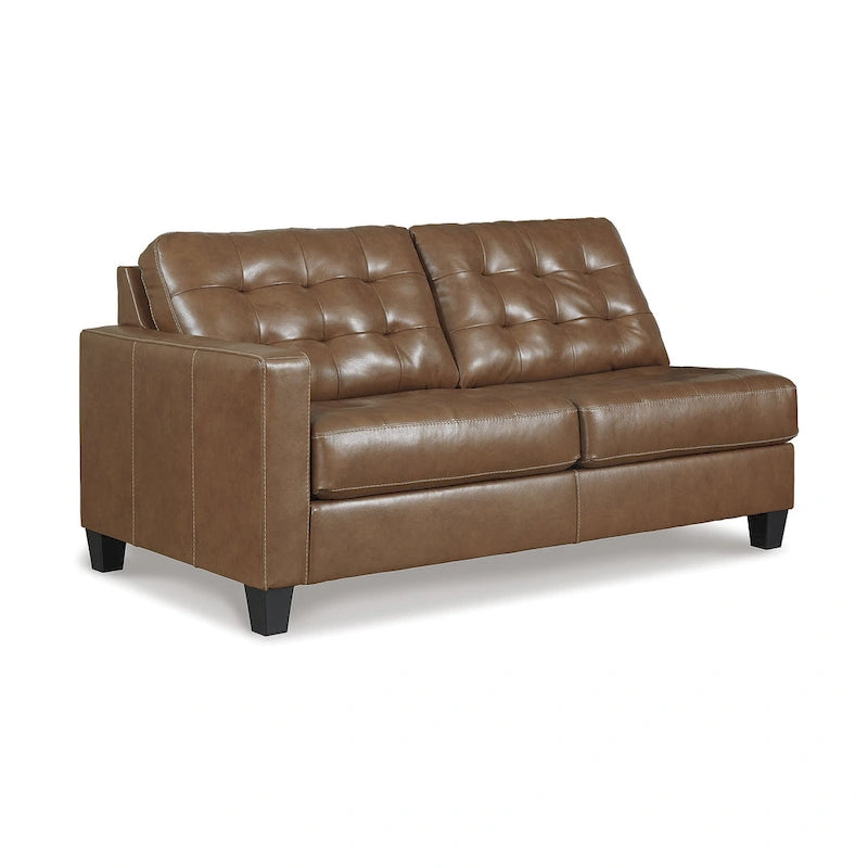 Canapé d'angle 3 places Signature Design by Ashley Baskove, marron - 100W x 100D x 39H