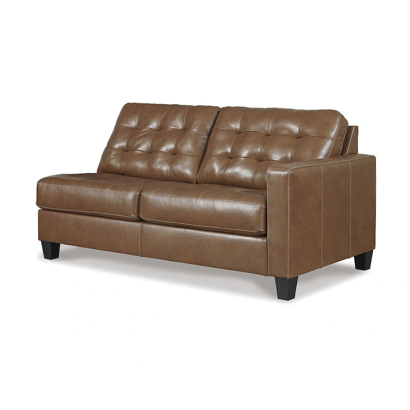 Canapé d'angle 3 places Signature Design by Ashley Baskove, marron - 100W x 100D x 39H
