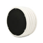 Fuji 36 Boucle Sherpa Round Upholstered Storage Cocktail Ottoman