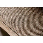 Causeuse Dhirendra en similicuir marron traditionnel par Furniture of America