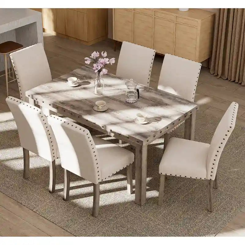 Table à manger rectangulaire de luxe classique Morden Fort