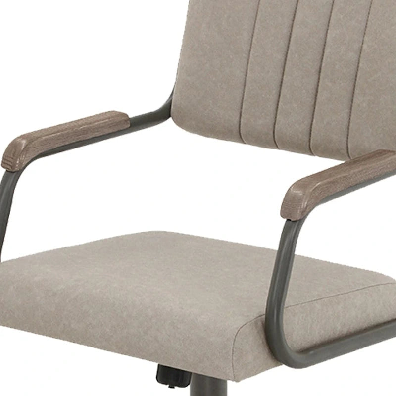 Chaises de salle à manger Chromcraft Douglas Caster en Gris Mer, finition grise (Lot de 2)