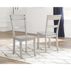 Chaise de salle à manger Loratti Rustic Grey Wash (lot de 2)