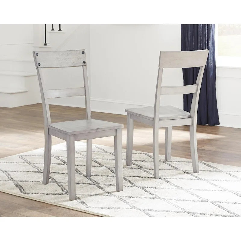 Chaise de salle à manger Loratti Rustic Grey Wash (lot de 2)