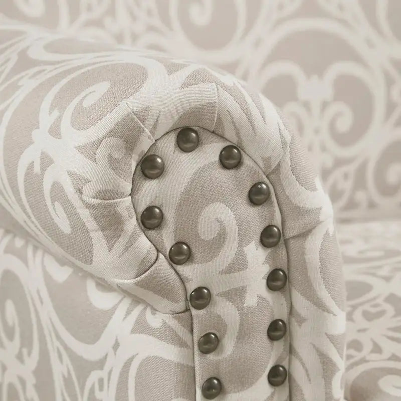 Madison Park Miri Fretwork Pattern Upholstered Tight Back Club Chair