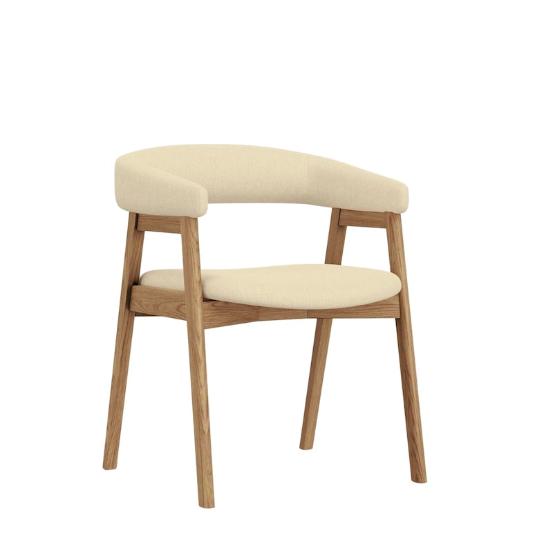 Chaises rembourrées à dossier incurvé Cove (lot de 2)