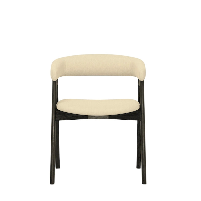 Chaises rembourrées à dossier incurvé Cove (lot de 2)