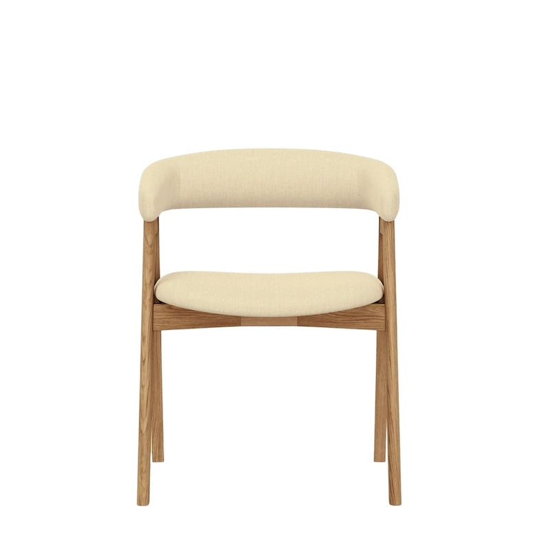 Chaises rembourrées à dossier incurvé Cove (lot de 2)