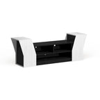 Meuble TV Tai Contemporary 71 po à 3 étagères ouvertes par Furniture of America
