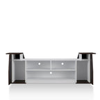Meuble TV Tai Contemporary 71 po à 3 étagères ouvertes par Furniture of America