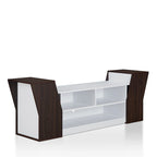 Meuble TV Tai Contemporary 71 po à 3 étagères ouvertes par Furniture of America