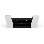 Meuble TV Tai Contemporary 71 po à 3 étagères ouvertes par Furniture of America