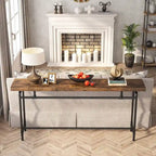 Console, table d'entrée longue et étroite de 180 cm pour salon - 30P x 180L x 90H cm