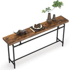 Console, table d'entrée longue et étroite de 180 cm pour salon - 30P x 180L x 90H cm