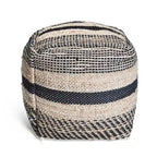 Pouf en tissu bohème fait à la main Caiman de Christopher Knight Home