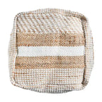 Pouf en tissu bohème fait à la main Caiman de Christopher Knight Home