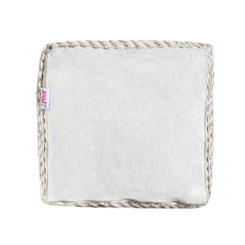 Pouf en tissu bohème fait à la main Caiman de Christopher Knight Home
