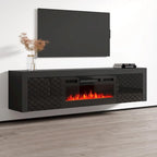Meuble TV avec cheminée électrique Dia BL-EF 71