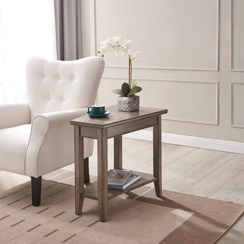 Table d'appoint Laurent de Leick Home avec étagère