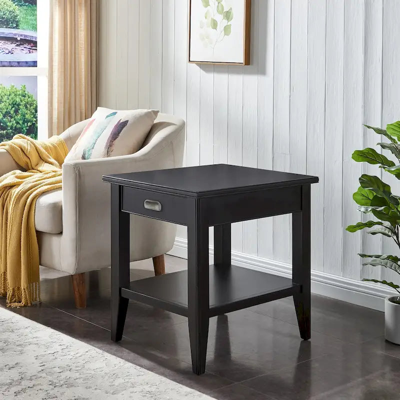 Table d'appoint Laurent de Leick Home avec étagère