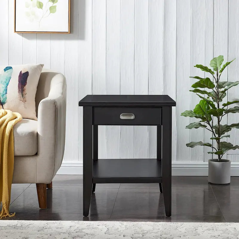 Table d'appoint Laurent de Leick Home avec étagère