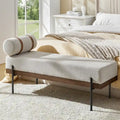 Banc d'entrée Damacio avec coussin amovible