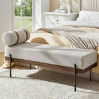 Banc d'entrée Damacio avec coussin amovible