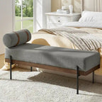 Banc d'entrée Damacio avec coussin amovible