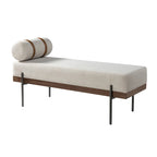 Banc d'entrée Damacio avec coussin amovible