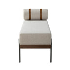 Banc d'entrée Damacio avec coussin amovible