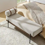 Banc d'entrée Damacio avec coussin amovible