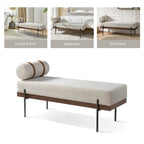 Banc d'entrée Damacio avec coussin amovible