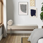 Banc d'entrée Damacio avec coussin amovible