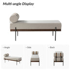 Banc d'entrée Damacio avec coussin amovible