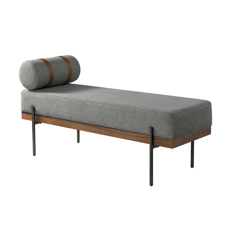 Banc d'entrée Damacio avec coussin amovible