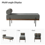 Banc d'entrée Damacio avec coussin amovible